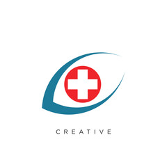 Obraz premium eye care logo design