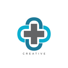 health logo design vector icon