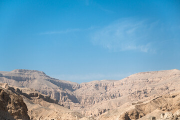Mountains and desert of Valley of the king, Egypt