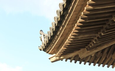 木造建築物の一部(屋根や庇の端部)