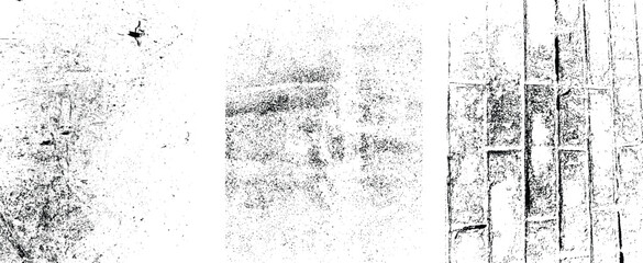 Grunge Urban Backgrounds set.Texture Vector.Dust Overlay Distress Grain ,Simply Place illustration over any Object to Create grungy Effect .abstract,splattered , dirty, texture for your design. 