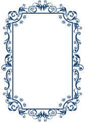 表彰状、オリエント柄、アラベスク柄、ダマスク柄の飾り罫ビンテージのフレーム、エンブレム