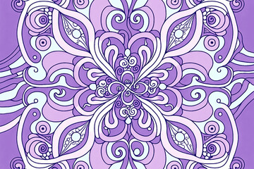 Butterfly mandala art screen background