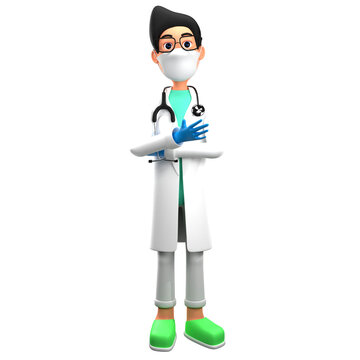 recommend clip art: health doctor 3d illustration. a medical expert who will provide healing to all his patients