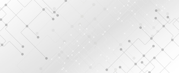 Quantum processing. Deep learning artificial intelligence. Future new technology  for business or science presentation