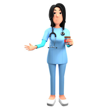 recommend clip art: health doctor 3d illustration. a medical expert who will provide healing to all his patients