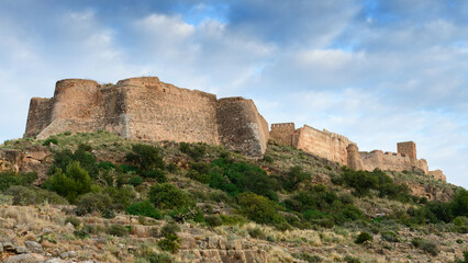 VISTA PARCIAL DEL CASTILLO DE SAGUNTO. VALENCIA. ESPA&Ntilde;A