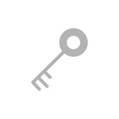 key icon on a white background, vector illustration