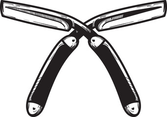 Vintage Barbershop Emblem