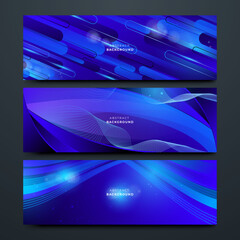 Abstract background with blue gradient