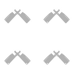 knives icon on a white background, vector illustration