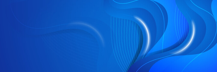 Abstract blue lines and dots connect background. Technology connection digital data and big data concept.