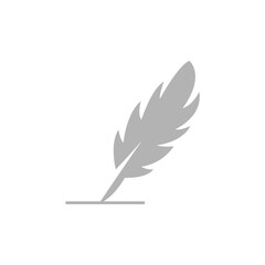 pen icon, writing, on a white background, vector illustration
