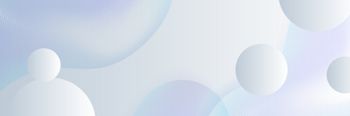 Abstract white and gray gradient background banner. Geometric modern design. Vector Illustration.