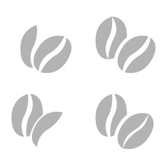 coffee beans icon, vector illustration