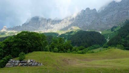 Furkapass in den Schweizer Alpen	