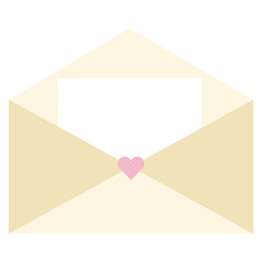 Envelope letter. Vector flat illustration