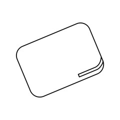 eraser icon on a white background, vector illustration