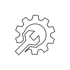 repair icon on a white background, vector illustration