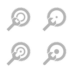 repair icon on a white background, vector illustration
