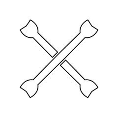 repair icon on a white background, vector illustration