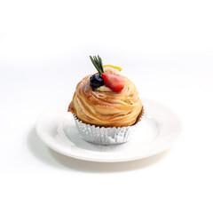 Strawberry with Blueberry Danish Pastry, Mixed Berry Danish Pastry