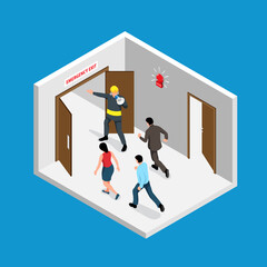 Isometric Evacuation Alarm