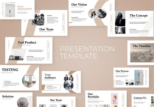 Pitch Deck Presentation Layout