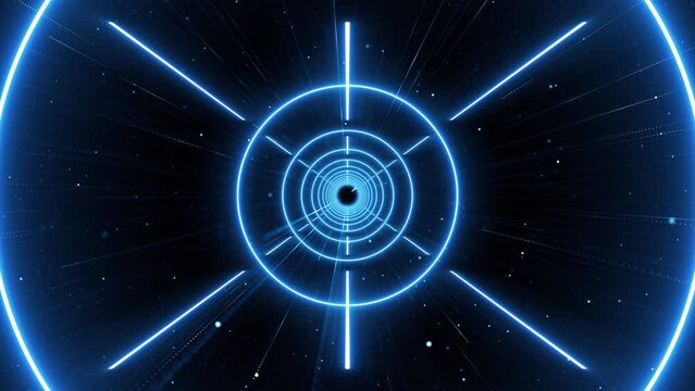 VJ light event particles concert dance game edm music stage party openers titles led neon tunnel background loop