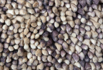 Rough carpet full frame, brown