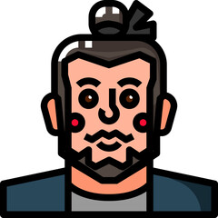 artist filled outline icon