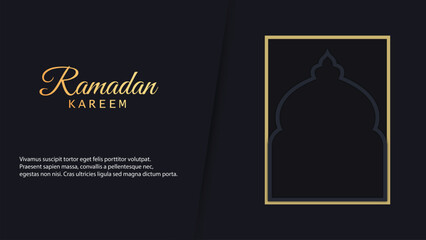 Ramadan Kareem Greeting Background Design