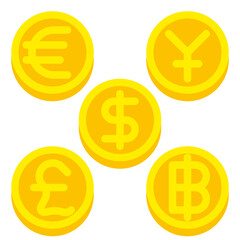 currency flat icon