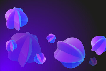 Abstract shape futuristic background