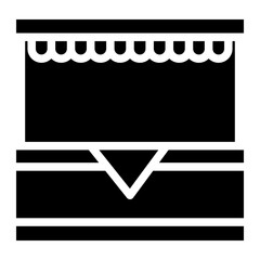 market stall glyph 