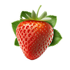 Strawberry in front of a transparant background (AI Generated)
