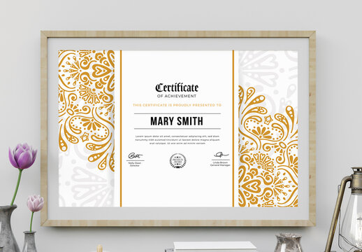 Mordern Certificate Design Template
