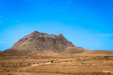 Fototapeta na wymiar Mountain in Cape Verde