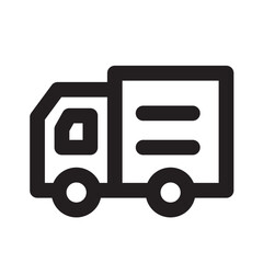 トラック　アイコン（線の太さ三種）