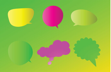 Speech Bubble, Bubble chat, Bubble text, Bubble Balloon