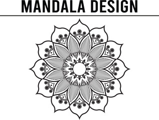 Luxury Ornamental Mandala Design Background Vector Art royalty free vector graphics


