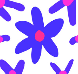 Colorful.sparkle floral art fesign