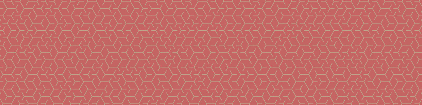  Hexagonal Maze pattern abstract illustration