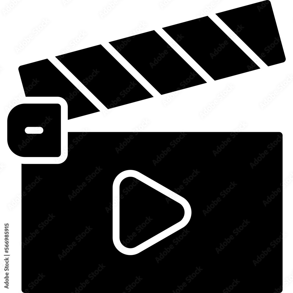 Canvas Prints Video Player Icon