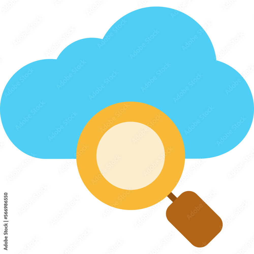 Wall mural cloud icon