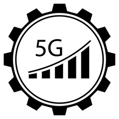 Network,internet,wifi,5G icon, concept icon technological progress.High tech illustration,vector  