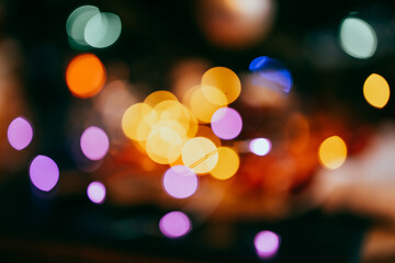 colored bokeh