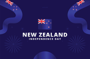 New Zealand Independence Day Background For Greeting Moment