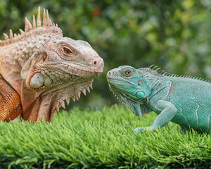 iguana on a branch