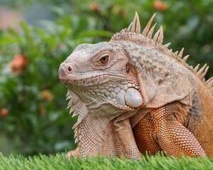 iguana on a branch